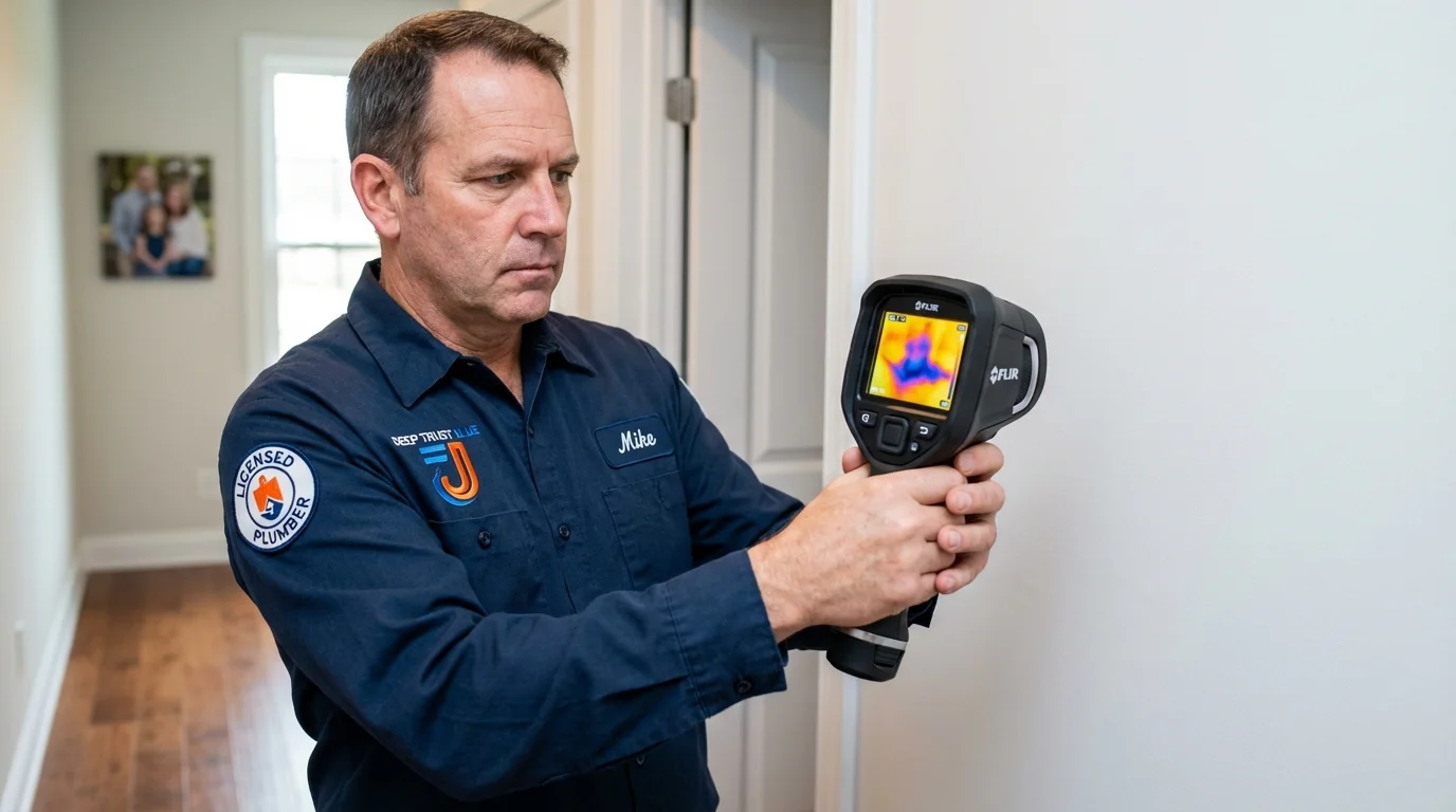 Thermal imaging leak detection by Johns Plumbing LLC in Monte Vista